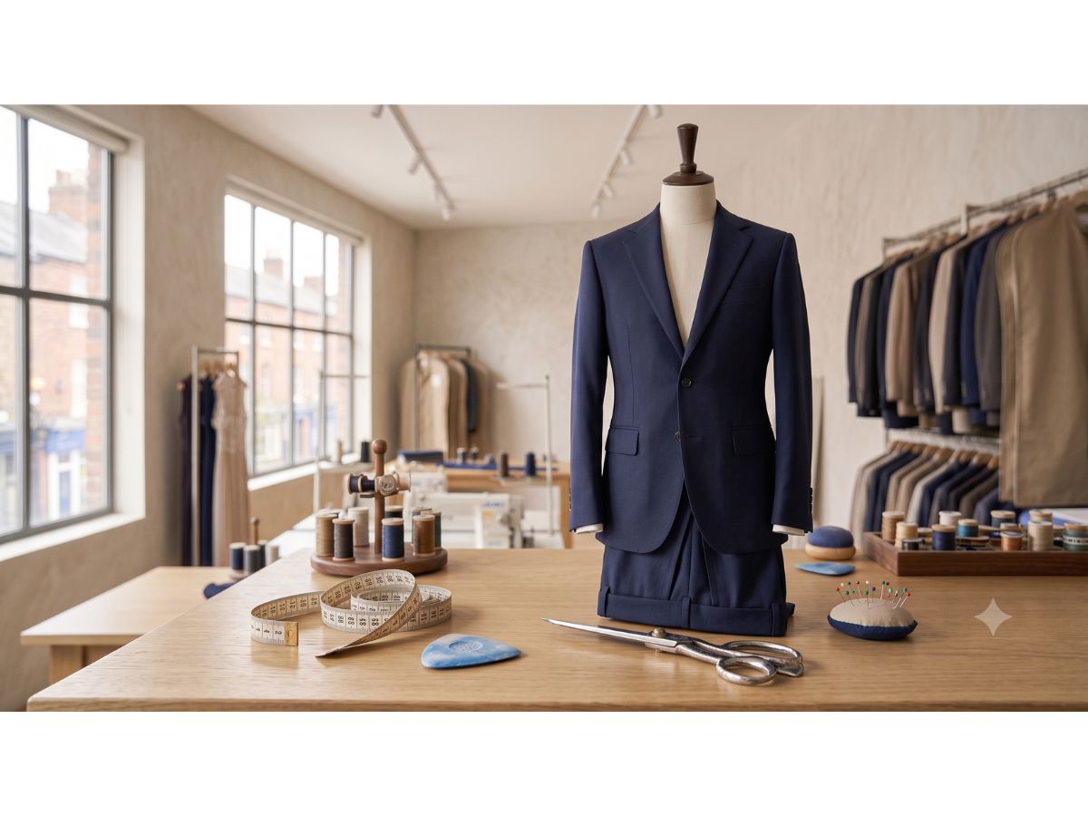 Suit alterations in Nottingham at the Hucknall studio